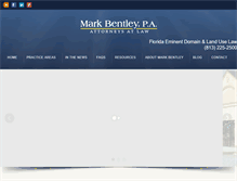 Tablet Screenshot of markbentleypa.com